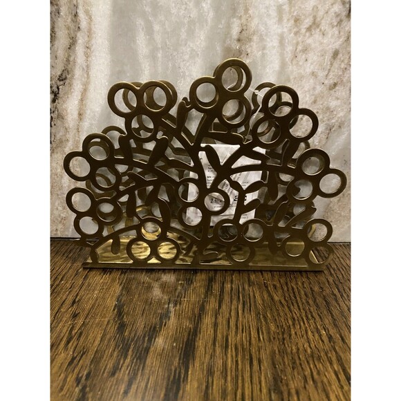 Ikea Vinterfint Napkin Holder Gold 505.799.70 w/30 Napkins 605.811.33 Fast Ship - Picture 8 of 8
